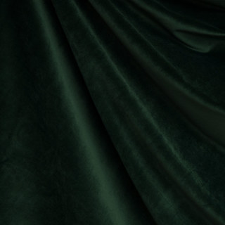 Fine Dark Green Matte Velvet Curtain 3
