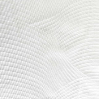 Tide Luxury 3D Jacquard Wave Patterned White Sheer Curtain