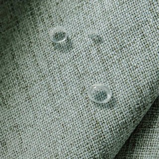 Endless Summer Waterproof Mint Green Linen Style Outdoor Heavy Sheer Curtain 3