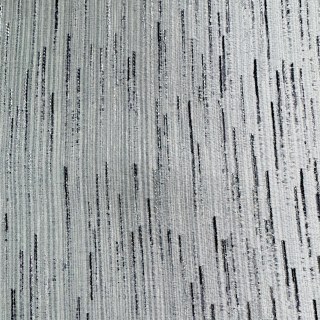 Gilded Stream Silver Gray Curtain with Metallic Stripes